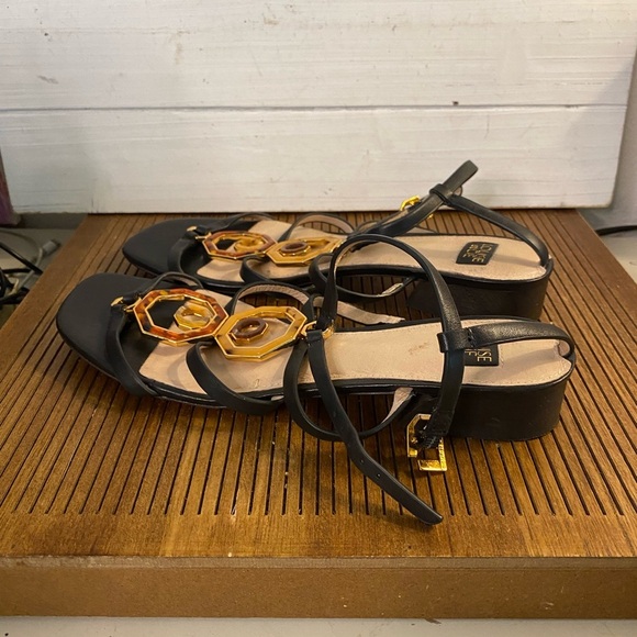 Louise et Cie Cream Strappy Sandals, 7.5 - Picture 4 of 5